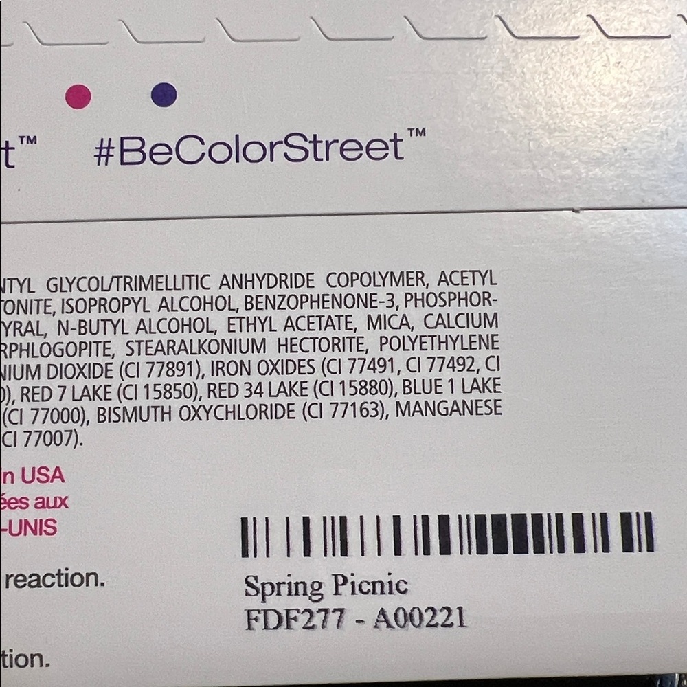 Color Street - Spring Picnic Colorful Nail Polish Strips - Picture 5 of 5